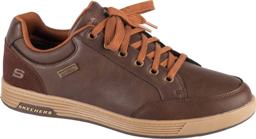 Skechers Cavell Sparkman 210944-CHOC Mannen Bruin Sneakers Sportschoenen