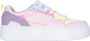 Skechers Court High Classic Crush Sneakers Roze Multicolour - Thumbnail 1