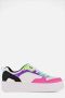 Skechers Court High sneakers wit roze zwart Meisjes Imitatieleer Meerkleurig 30 - Thumbnail 2