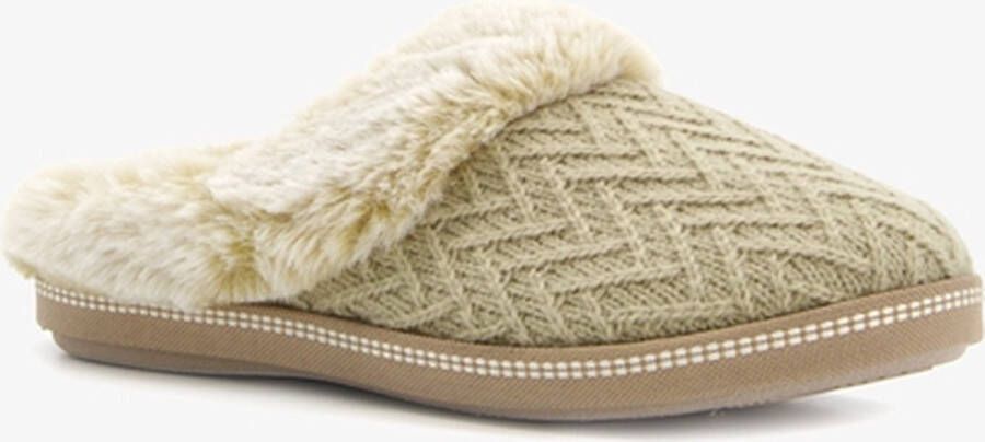 Skechers Cozy Campfire dames pantoffels Beige Maat Extra comfort Memory Foam38