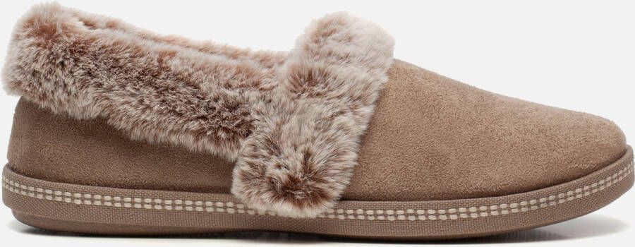 Skechers Cozy Campfire Team Toasty Dames Sloffen Taupe