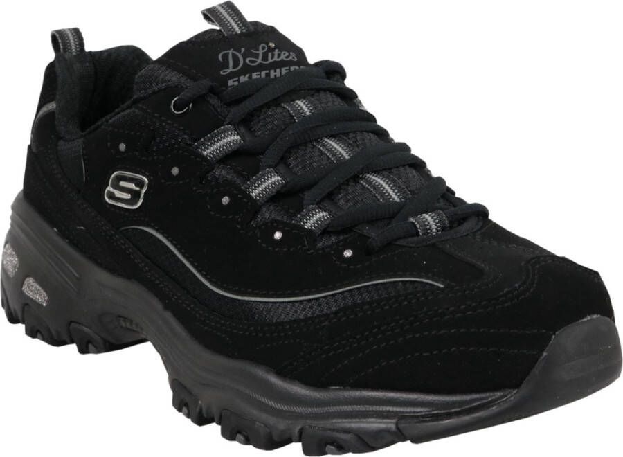 Skechers Sneakers D´Lites Biggest Fan in trendy chunky-style vrijetijdsschoen halfschoen veterschoen