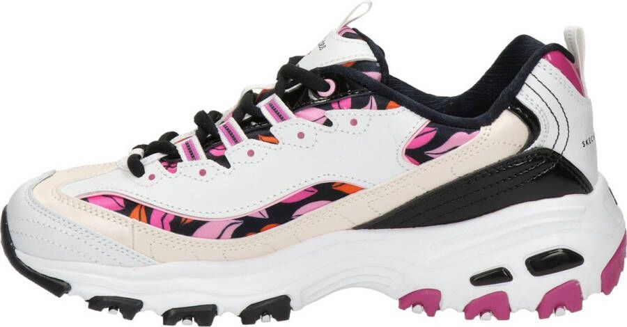 Skechers D Lites dames sneaker Wit multi