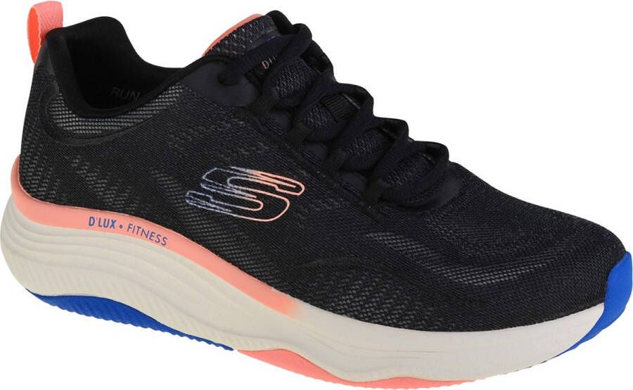 Skechers D' Lux Fitness 149833-BKMT Vrouwen Zwart Trainingschoenen