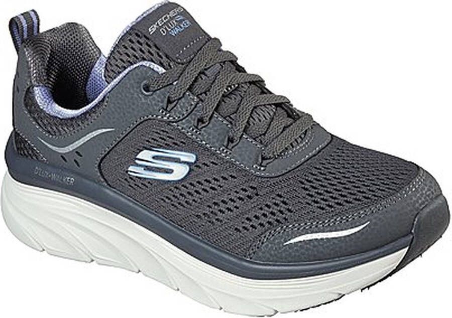 Skechers D'Lux Walker-Infinite Motion 149023-CCLV Vrouwen Grijs Sneakers Sportschoenen