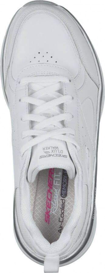 Skechers D LUX WALKER-TIMELESS PATH White Silver