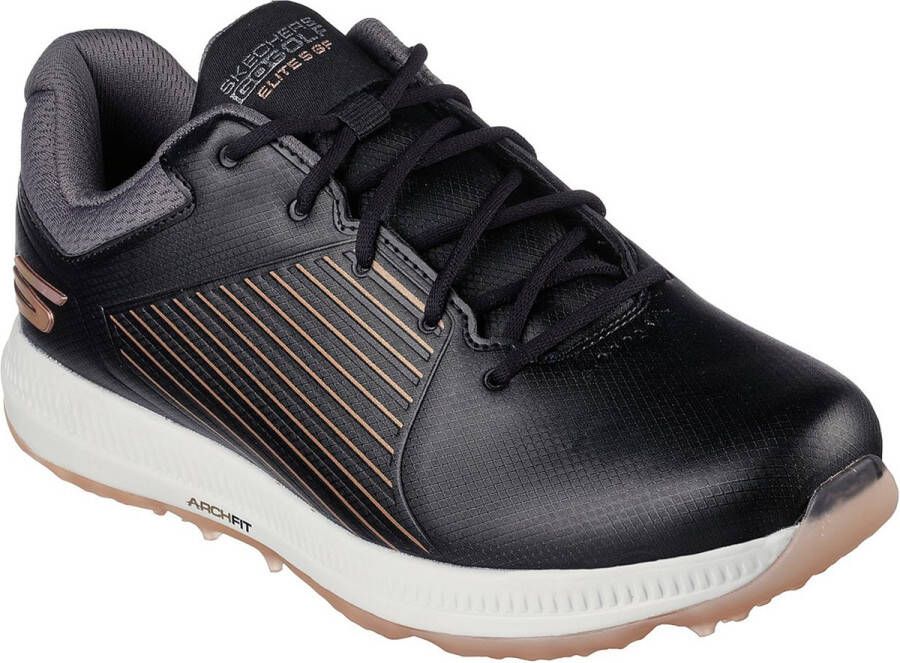 Skechers Dames Golfschoenen Go Golf Elite 5-GF Zwart Rose Goud