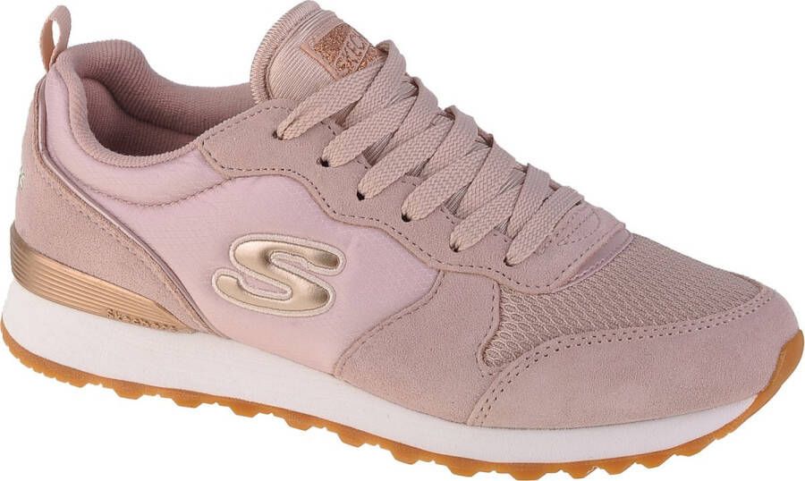 Skechers Sneakers GoldN Gurl Vrijetijdsschoen halfschoen veterschoen met air-cooled memory foam