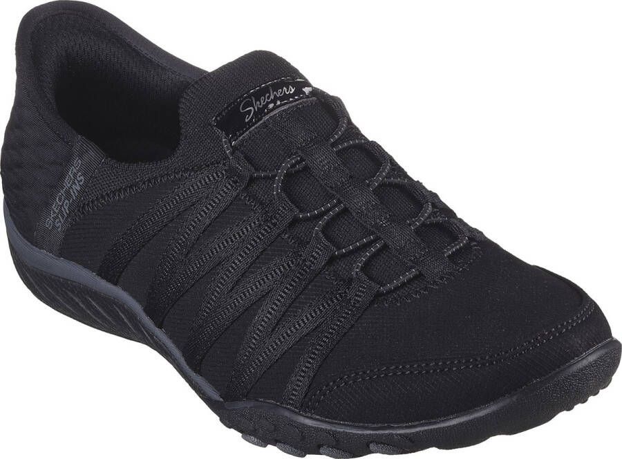 Skechers Slip-on sneakers BREATHE-EASY-ROLL-WITH-ME geschikt voor de machinewas