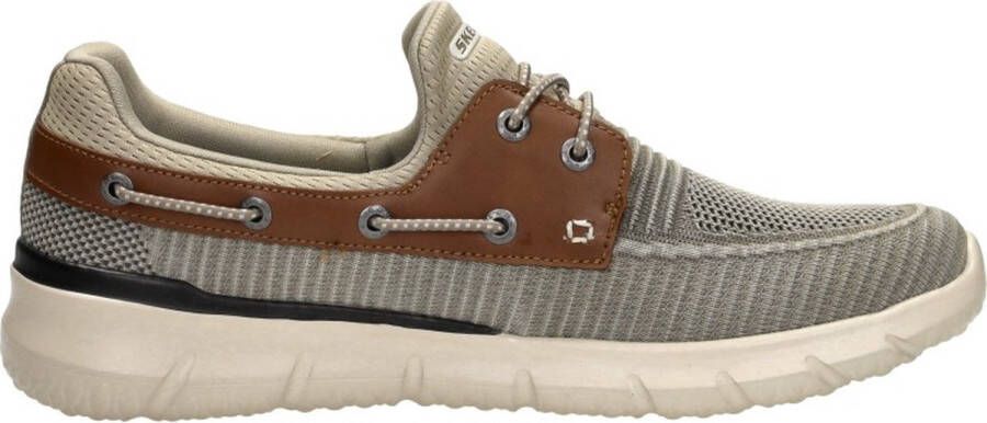 Skechers Klassieke Saki Mocassin Schoenen Gray Heren