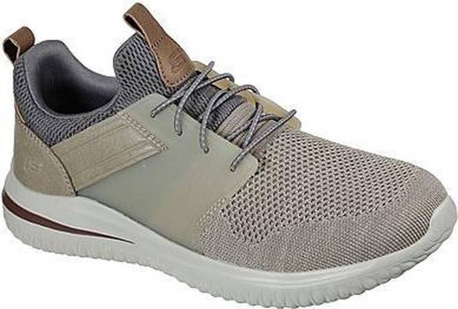 Skechers Delson 3.0 Cicada 210238 TPE Mannen Beige Sportschoenen Sneakers