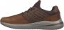 Skechers Delson 3.0 Ezra Sneakers bruin Leer - Thumbnail 3