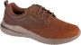 Skechers Delson 3.0 Glavine 210661-CDB Mannen Bruin Sneakers Sportschoenen - Thumbnail 1