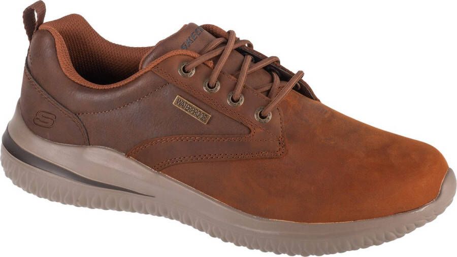 Skechers Delson 3.0 Glavine Schoenen Bruin Man