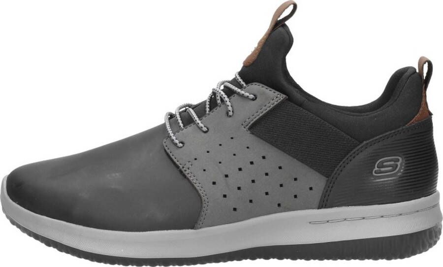 Skechers Delson- Axton Heren Sneakers Zwart