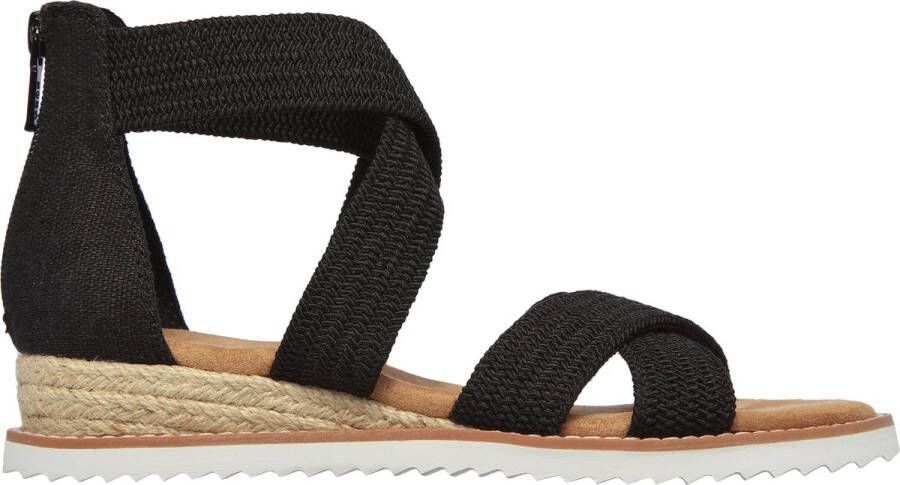 Skechers Sandalen DESERT KISS- zomerschoen sandaal keilhak met hielrits