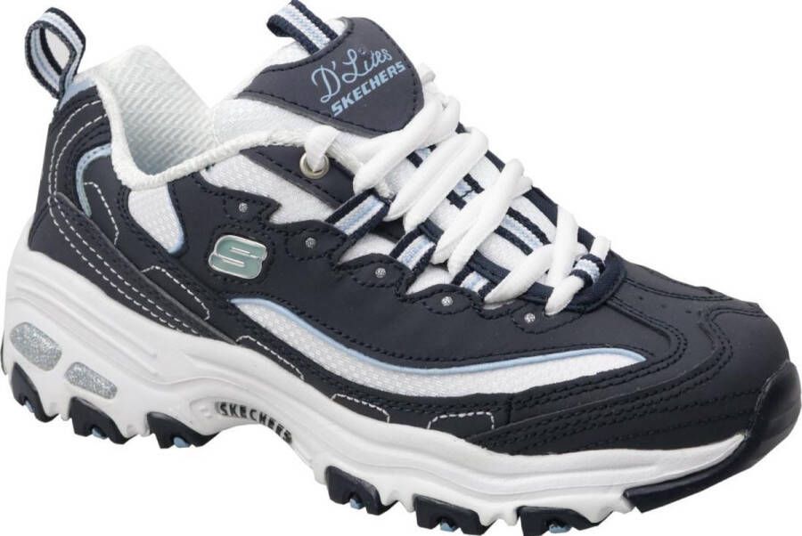 Skechers D'Lites Biggest Fan 11930-NVW Vrouwen Blauw Sneakers