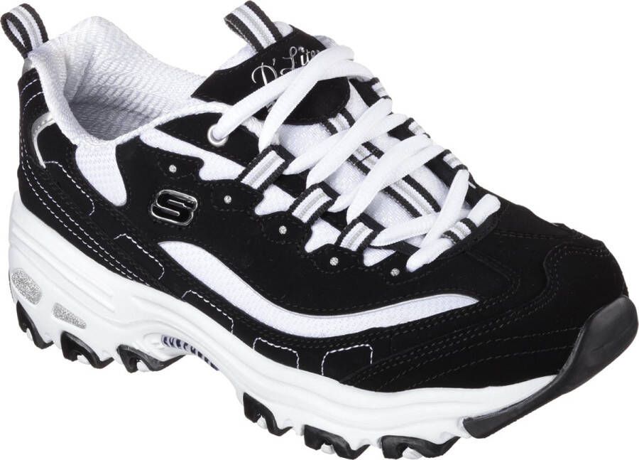 Skechers Sneakers D´Lites Biggest Fan in trendy chunky-style vrijetijdsschoen halfschoen veterschoen