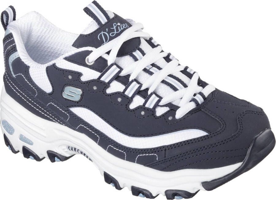 Skechers D'Lites Biggest Fan 11930-NVW Vrouwen Blauw Sneakers