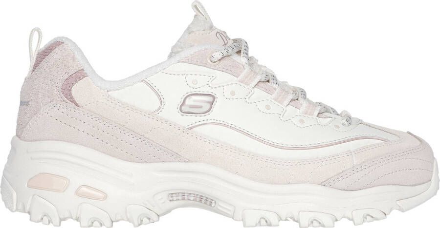 Skechers D'Lites Cold Days Dames Sneakers Crème