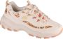 Skechers D'Lites Fly Forward 150167-NTMT Vrouwen Beige Sneakers - Thumbnail 1