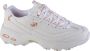 Skechers D'Lites Fresh Start 11931-WTRG Vrouwen Wit Sneakers - Thumbnail 10