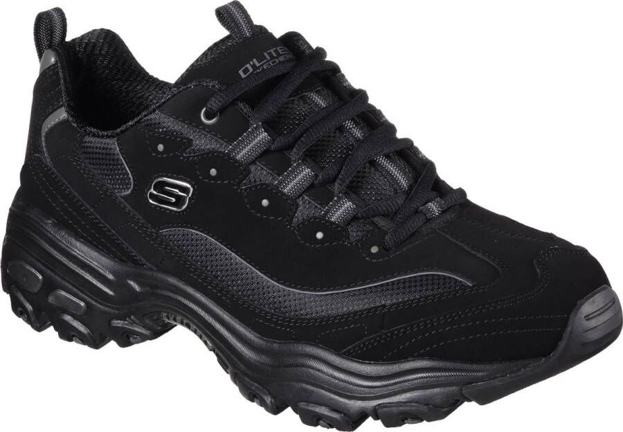 Skechers D'Lites Heren Sneakers Zwart