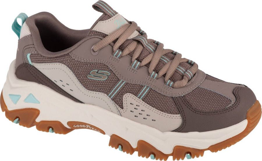 Skechers D'Lites Hiker 180128-CHTN Vrouwen Bruin Sportschoenen Sneakers