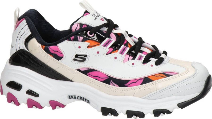 Skechers D'Lites Lipstick Sneakers wit Synthetisch Dames - Foto 2