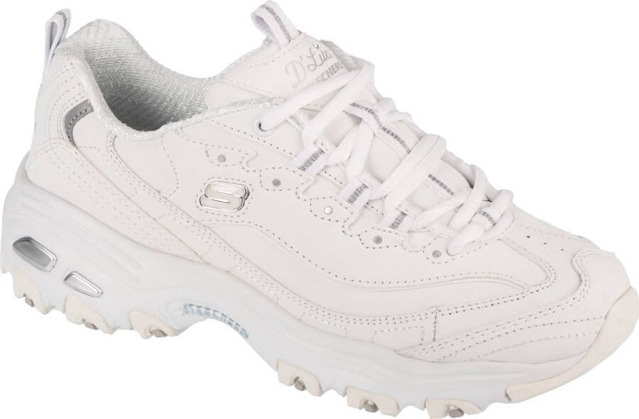 Skechers D'Lites-Play On 11949-WSL Vrouwen Wit Sneakers