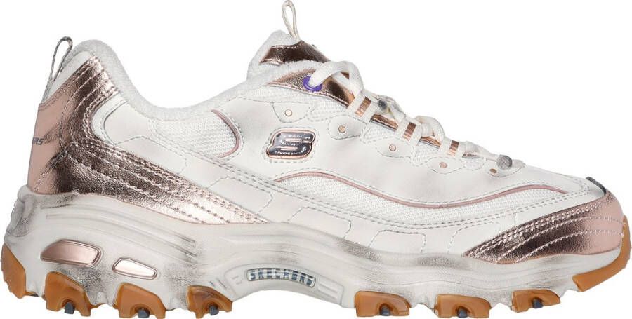 Skechers D'Lites-Vintage Vision Dames Sneakers Crème Goud - Foto 1