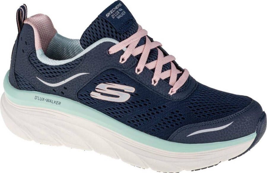 Skechers D'Lux Walker-Infinite Motion Dames Sneakers Navy Light Blue - Foto 3