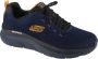 Skechers D'Lux Walker Get Oasis 232362-NVYL Mannen Marineblauw Sneakers - Thumbnail 1