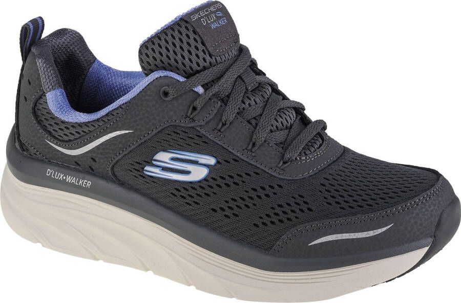 Skechers D'Lux Walker-Infinite Motion 149023-CCLV Vrouwen Grijs Sneakers Sportschoenen