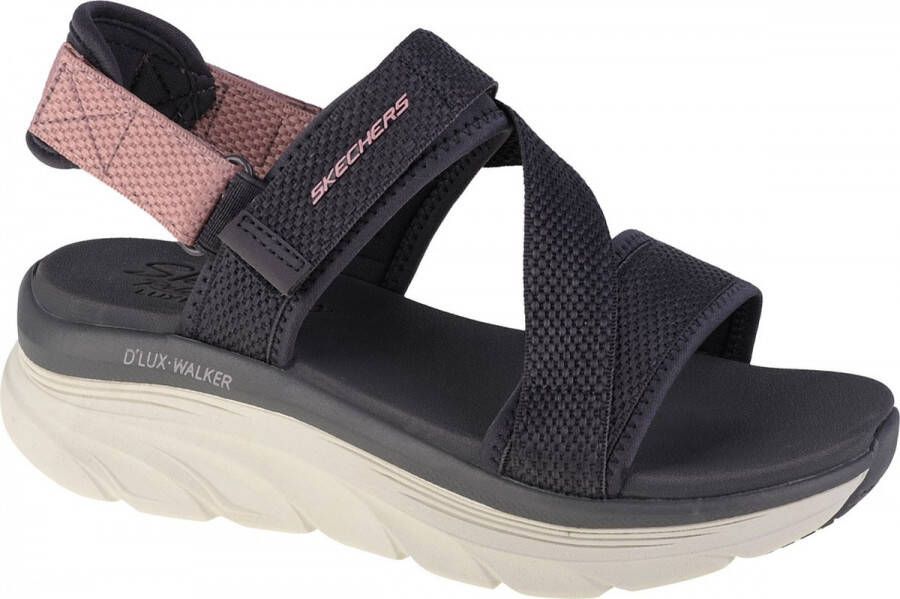 Skechers D'Lux Walker Kind Mind 119302 GYPR Vrouwen Grijs Sandalen