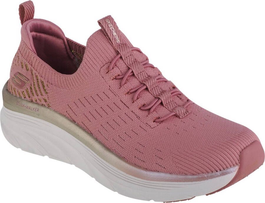 Skechers D'Lux Walker Let It Glow 149366-RSGD Vrouwen Roze Sneakers Sportschoenen