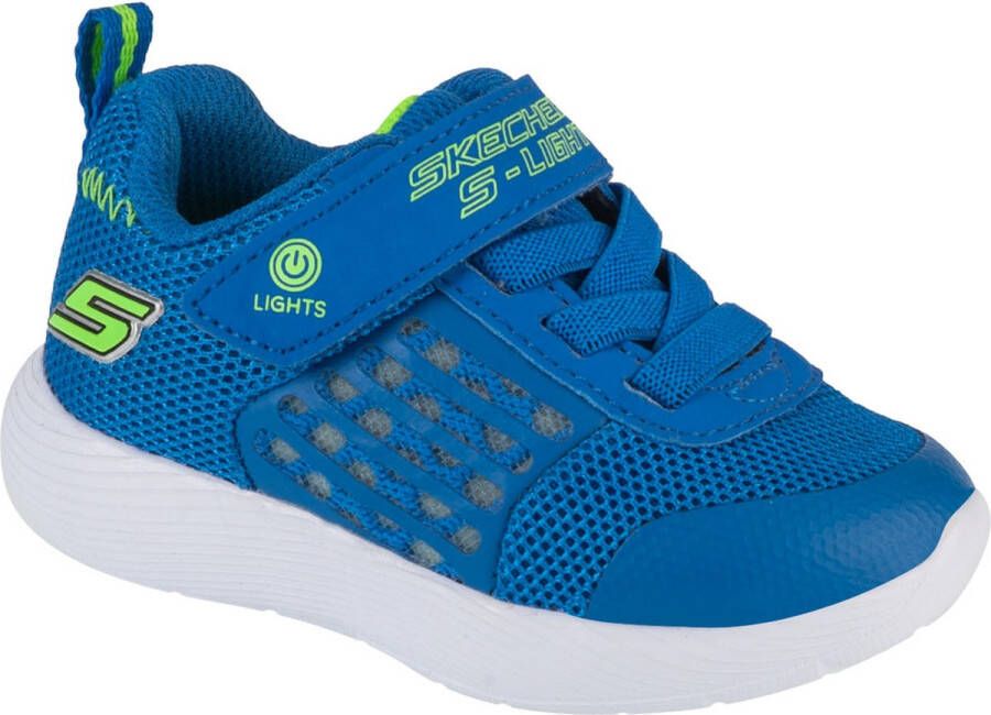 Skechers Dyna-Lights K 90740N-BLLM voor een jongen Blauw Sneakers Sportschoenen