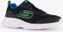 Skechers Dynamatic kinder sneakers zwart groen Uitneembare zool - Thumbnail 1