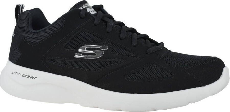 Skechers Dynamight 2.0 58363-BLK Mannen Zwart Sneakers