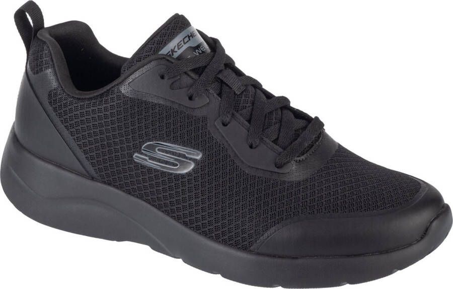 Skechers Dynamight 2.0 Full Pace 232293-BBK Mannen Zwart Sneakers