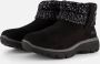 Skechers Easy Going Cozy Weather 167401-BLK Vrouwen Zwart Laarzen Sneeuw laarzen - Thumbnail 9