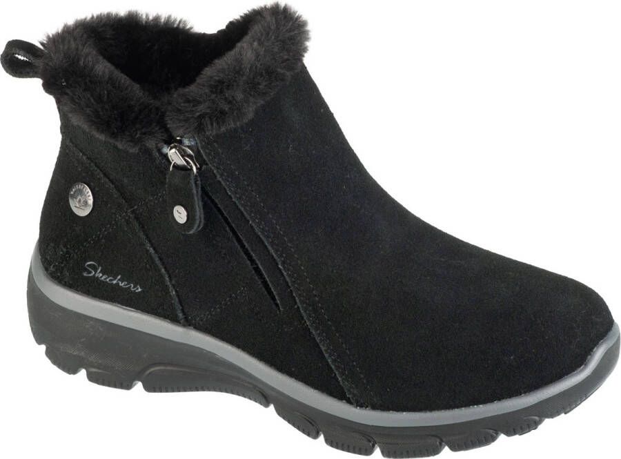 Skechers Easy Going High Zip 2 168042-BBK Vrouwen Zwart Laarzen Sneeuw laarzen