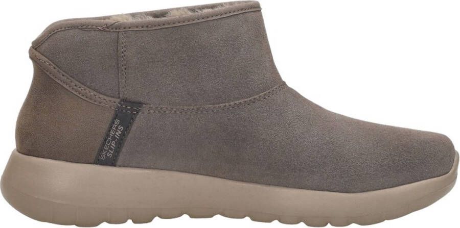 Skechers Hands Free Slip-Ins On-the-Go dames gevoerde boot Taupe