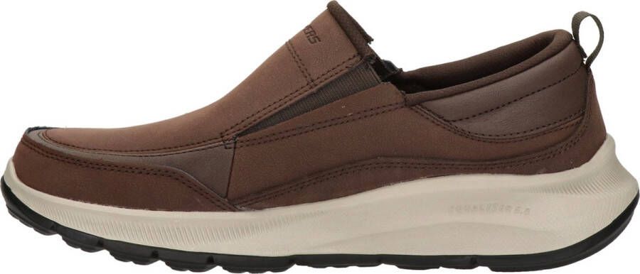 Skechers Equalizer 5.0 Harvey 232517-CHOC Mannen Bruin Sneakers Sportschoenen