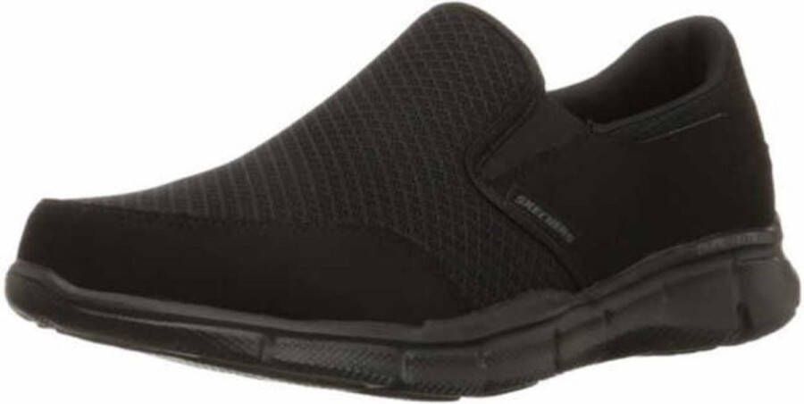 Skechers Equalizer 51361-BBK Mannen Zwart Sneakers