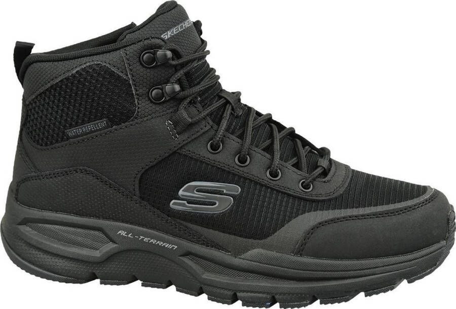 Skechers Escape Plan 2.0 51705-BBK Mannen Zwart Laarzen Trekkingschoenen