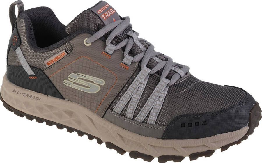 Skechers Escape Plan 51591-TNCC Mannen Grijs Trekkingschoenen