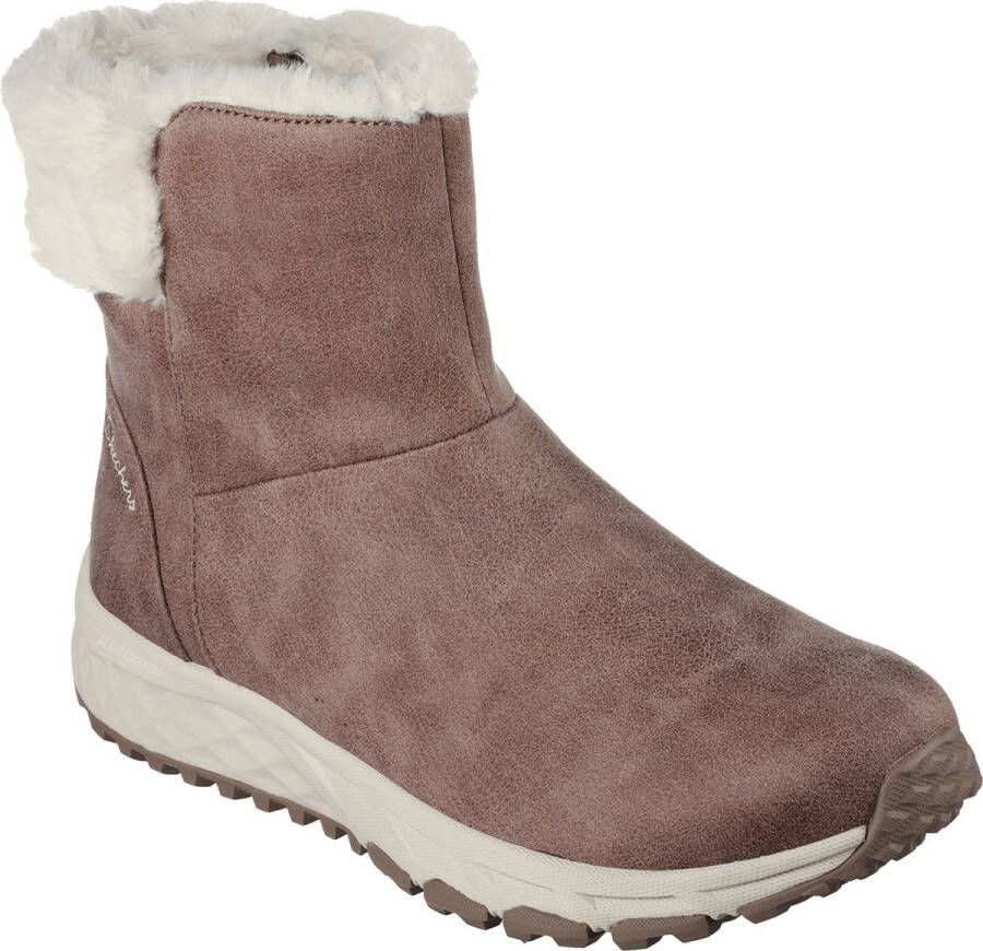 Skechers Escape Plan voor dames Cosy Collab-laarzen 167413 TPE taupe