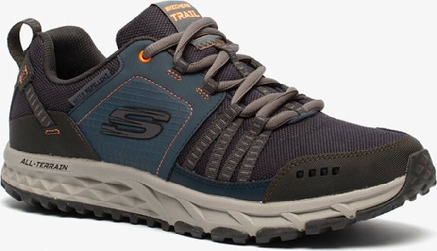 Skechers Sneakers Escape Plan met waterafstotend materiaal vrijetijdsschoen veterschoen