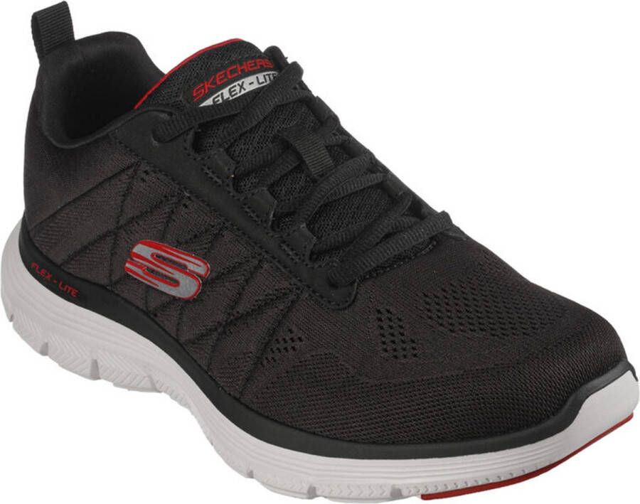 Skechers Flex Advantage 4.0 heren VALKIN sneaker 232243 zwart